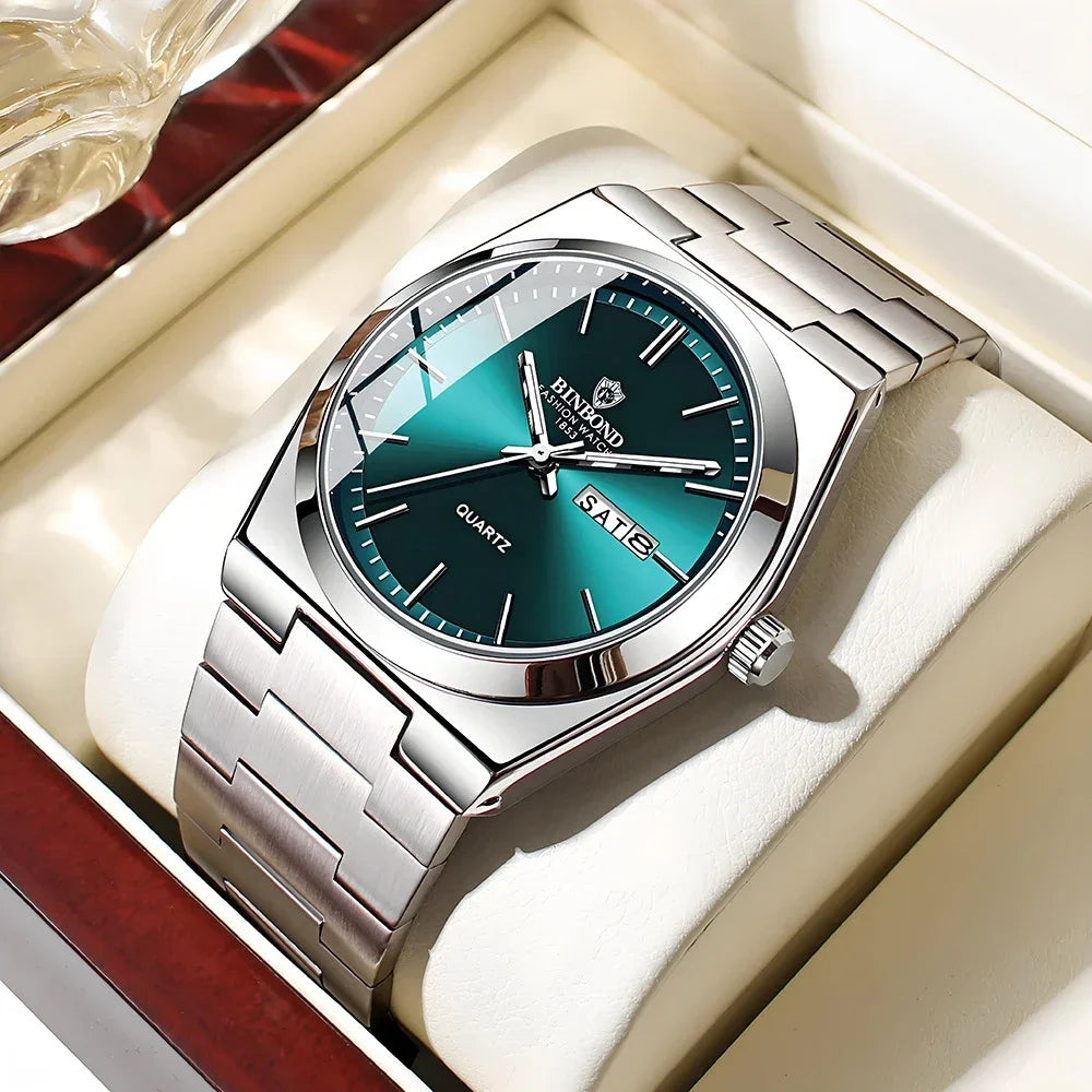 Zenda Quartz Watch Silver Green™