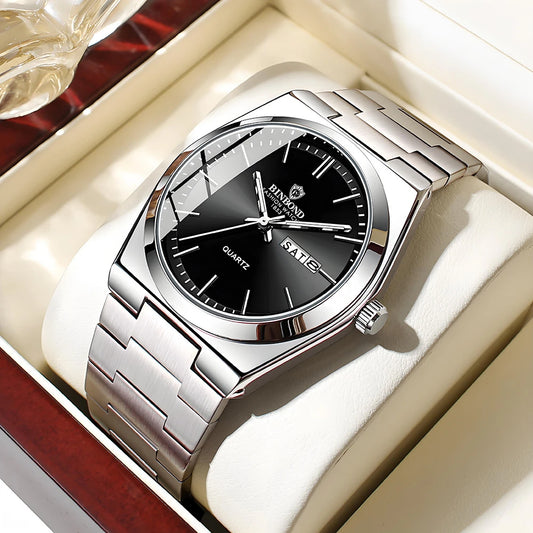 Zenda Quartz Watch Silver Black™